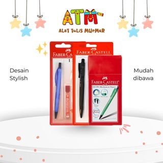 

Pensil Mekanik Faber Castell/Mechanic Pencil/Faber Castell Econ Mech Pencil 0.5