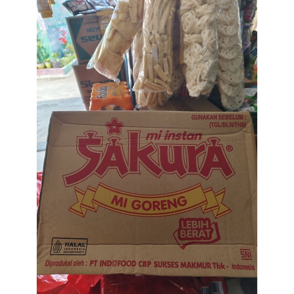 

Mie Sakura 1 carton isi 40bungkus