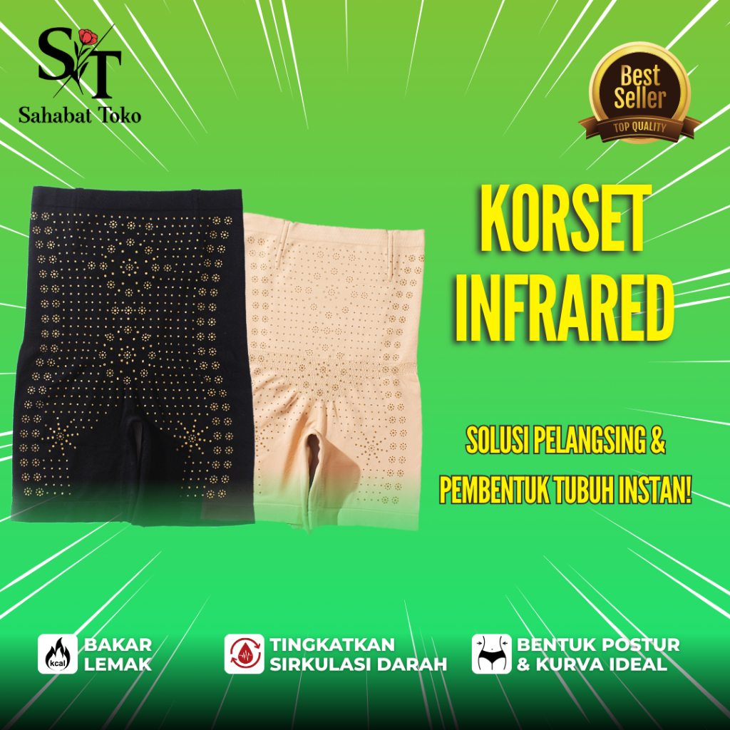 korset corset cd celana dalam alat pengencang pantat paha pelangsing pinggang badan stagen KORSET IN
