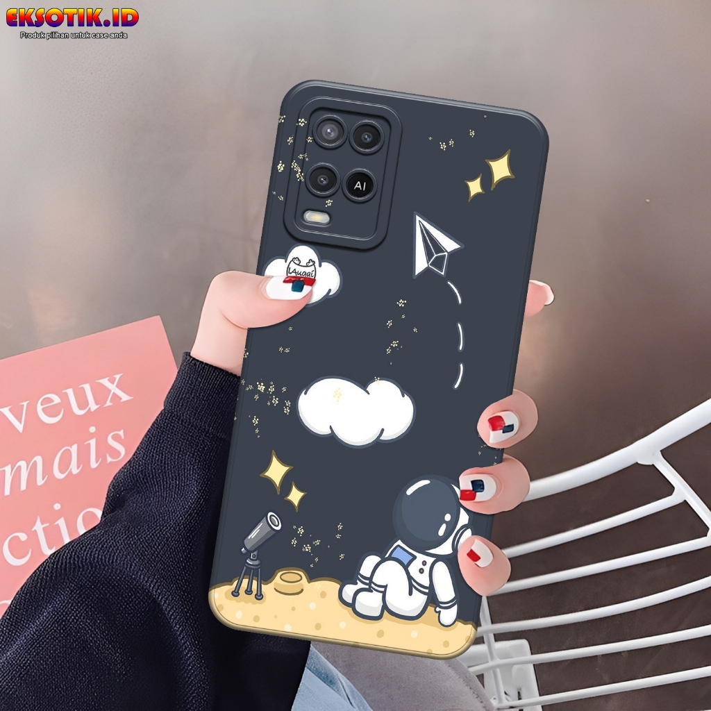 Case OPPO A54- Eksotik.id - Casing OPPO A54 - Case SPACE - Skin Handphone - Silikon OPPO A54 - Cassi