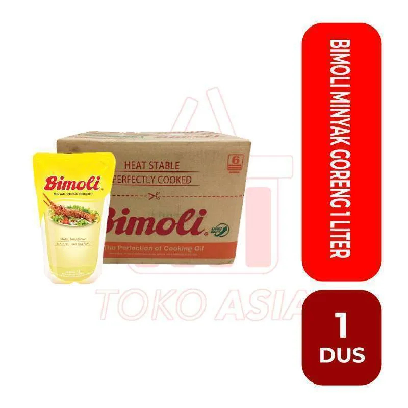 BIMOLI MINYAK GORENG 1 LITER 1 DUS 12 PCS