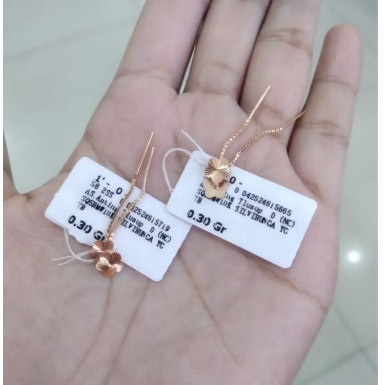 Anting Slundup Bunga 0,3gram Semar Nusantara