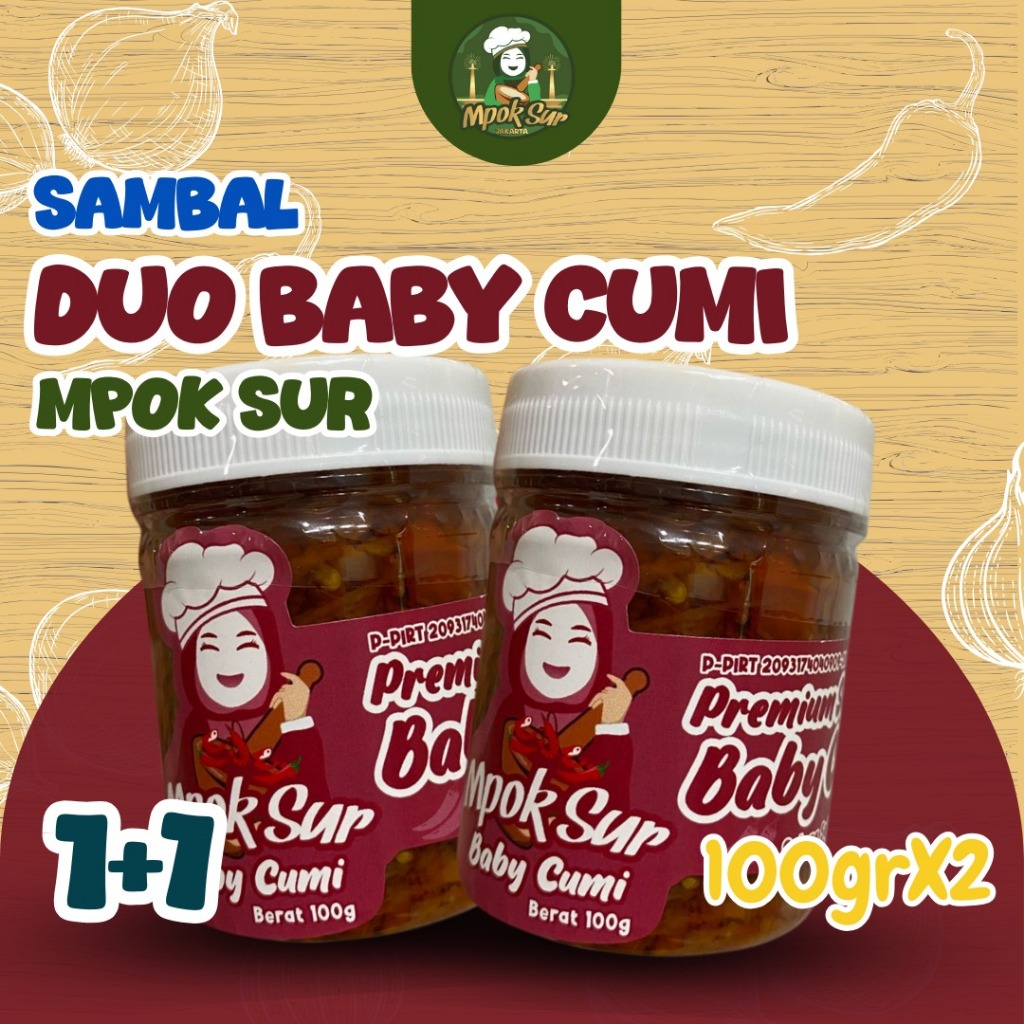 

Mpok Sur - Rasa Cumi Yang Menggoda Sambal Baby Cumi Isi dua