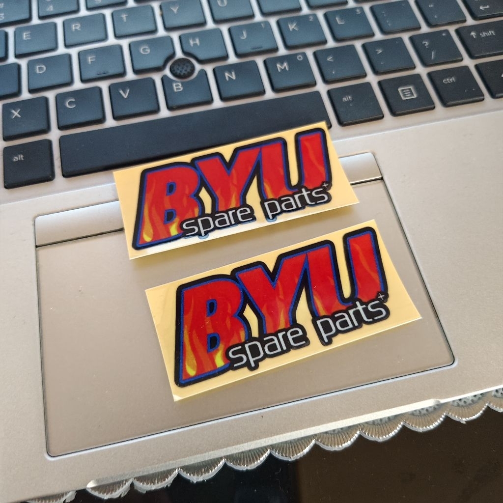 

Sticker BYU spareparts 2pcs