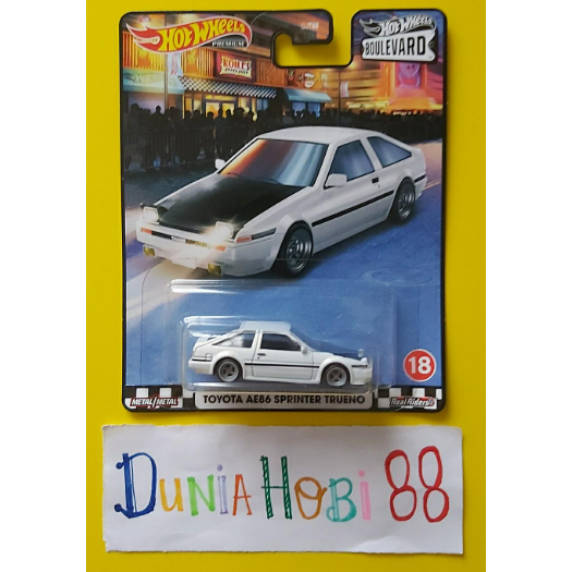 HOT WHEELS BOULEVARD TOYOTA AE86 SPRINTER TRUENO