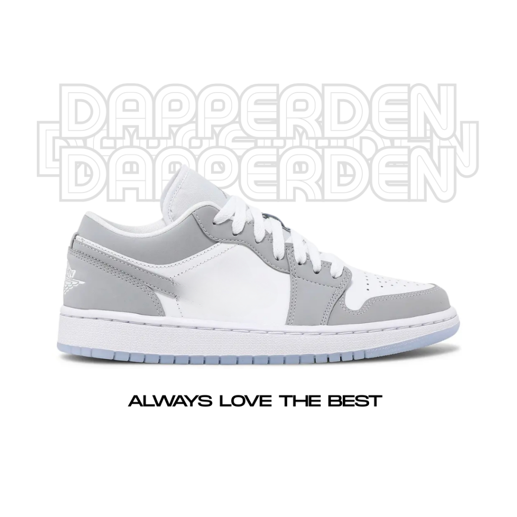 DAPPERDEN -  Retro Jordan  White Wolf Grey