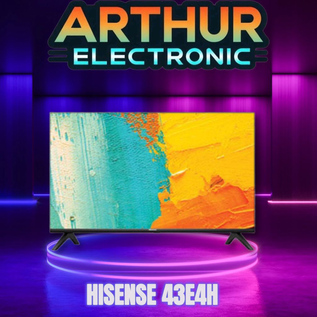 HISENSE 43E4H FHD SMART TV
BEZELESS 43 inch
