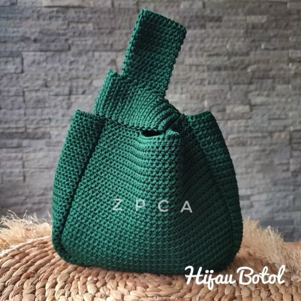 Tas Rajut Knot Bag Tas Pesta  Tas Jinjing Kekinian