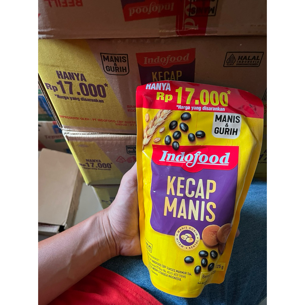 

Kecap Indofood Refill 520ml (isi 12pcs)