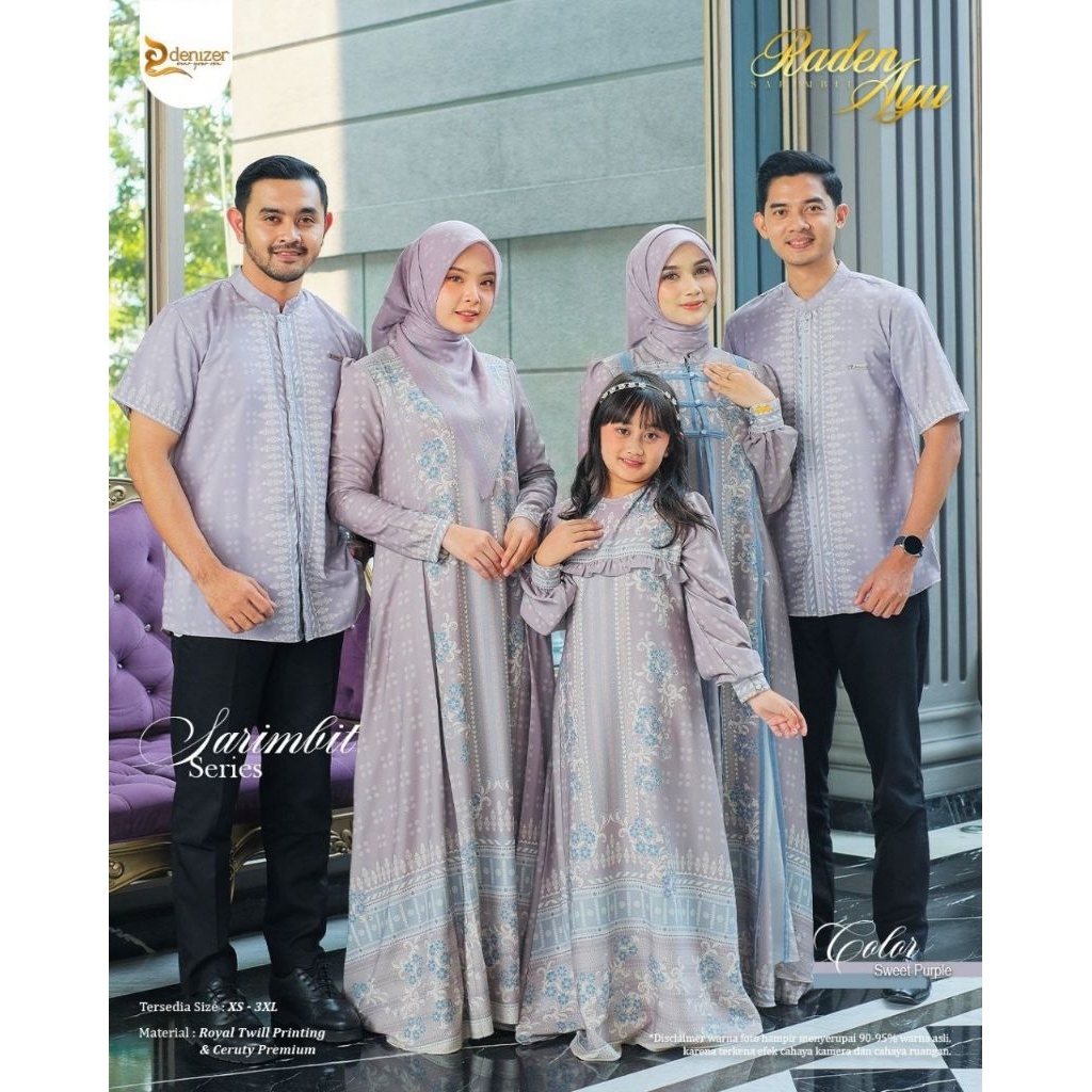 SARIMBIT SPESIAL LEBARAN 2026 RADEN AYU BY DENIZER (BISA REQUEST SIZE ) || WARNA SWEETPURPLE