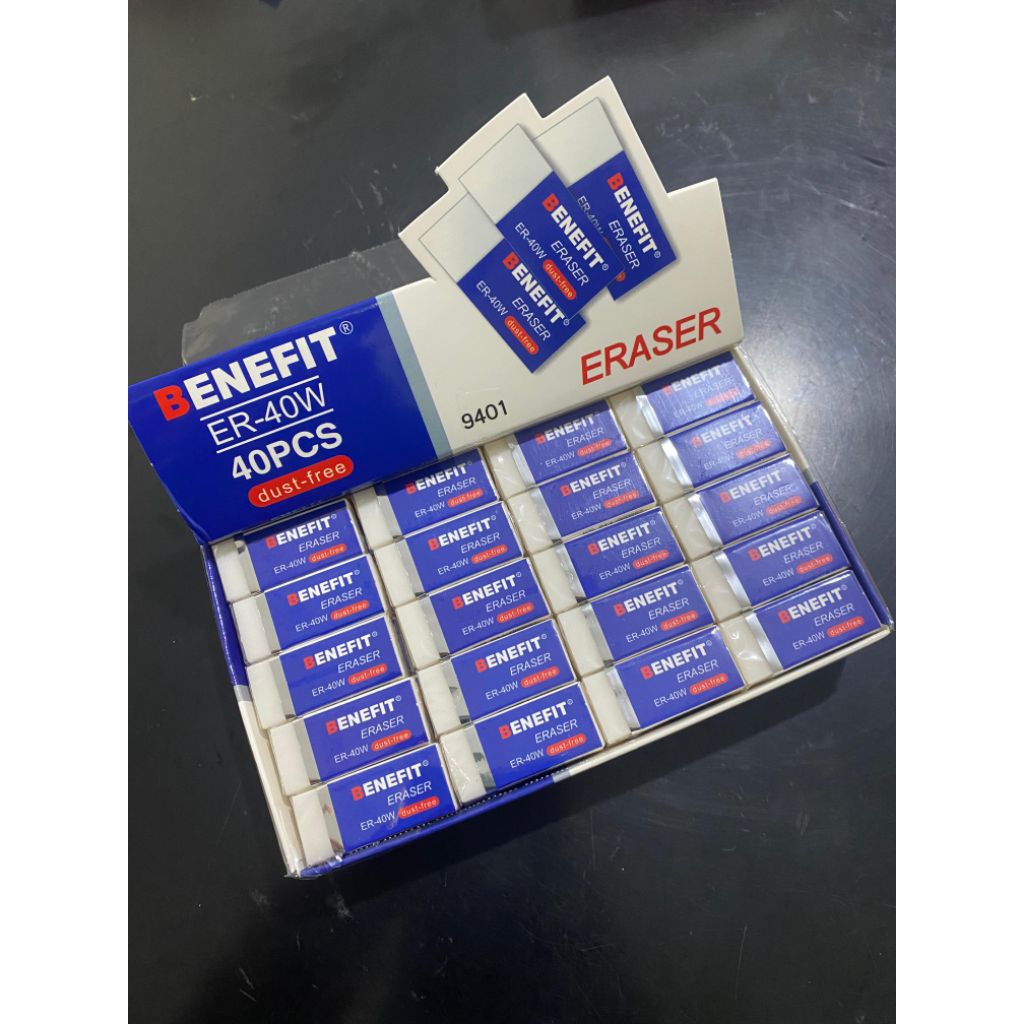 

penghapus benefit white isi 40 pcs