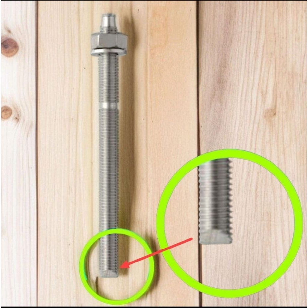 Chemical Angkur M12X160 Grade 5.8 / Dynabolt / Chemical Anchor