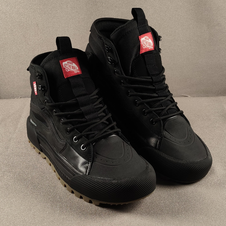 Sepatu Outdoor Hiking High Cut – SK8 HI Gore-Tex MTE 3 Full Black Gum Waterproof Ukuran 39-45