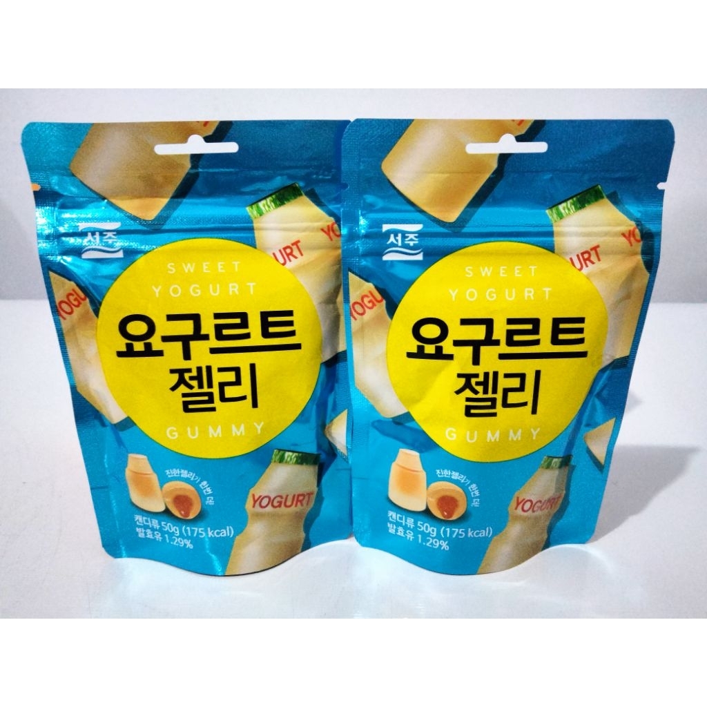 

Yogurt Jelly Korea – Permen Kenyal Rasa Yogurt 요구르트 젤리 50g
