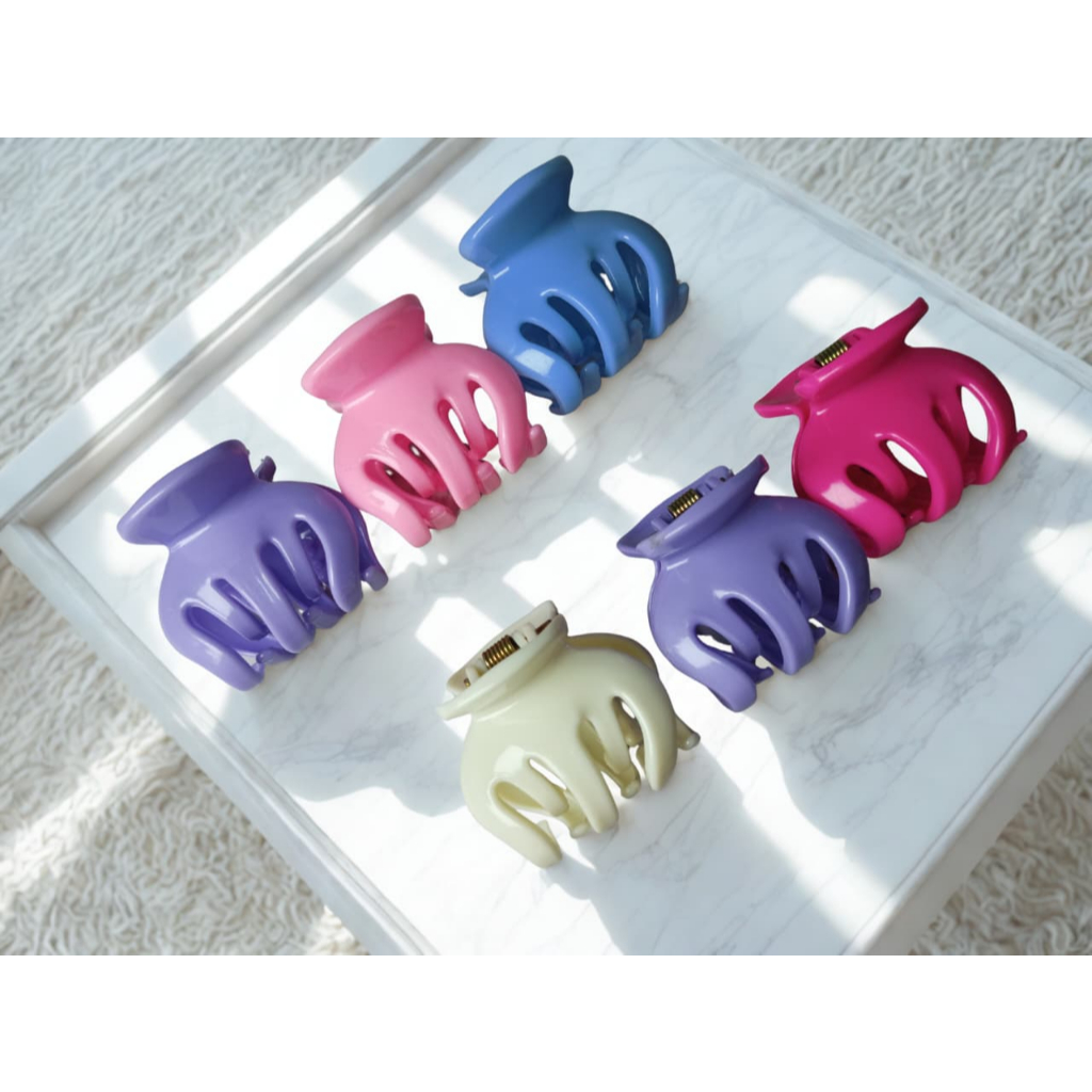 MURAH  6PCS - Jepit Rambut Jedai Korea Cakar 5 ||Jedai Korea Cakar 5 Terbaru - LLSHOPP