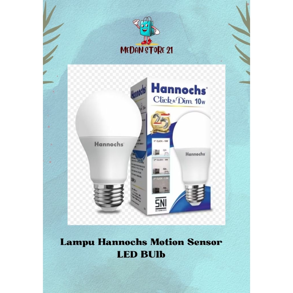 Lampu Hannochs Motion Sensor LED BUlb