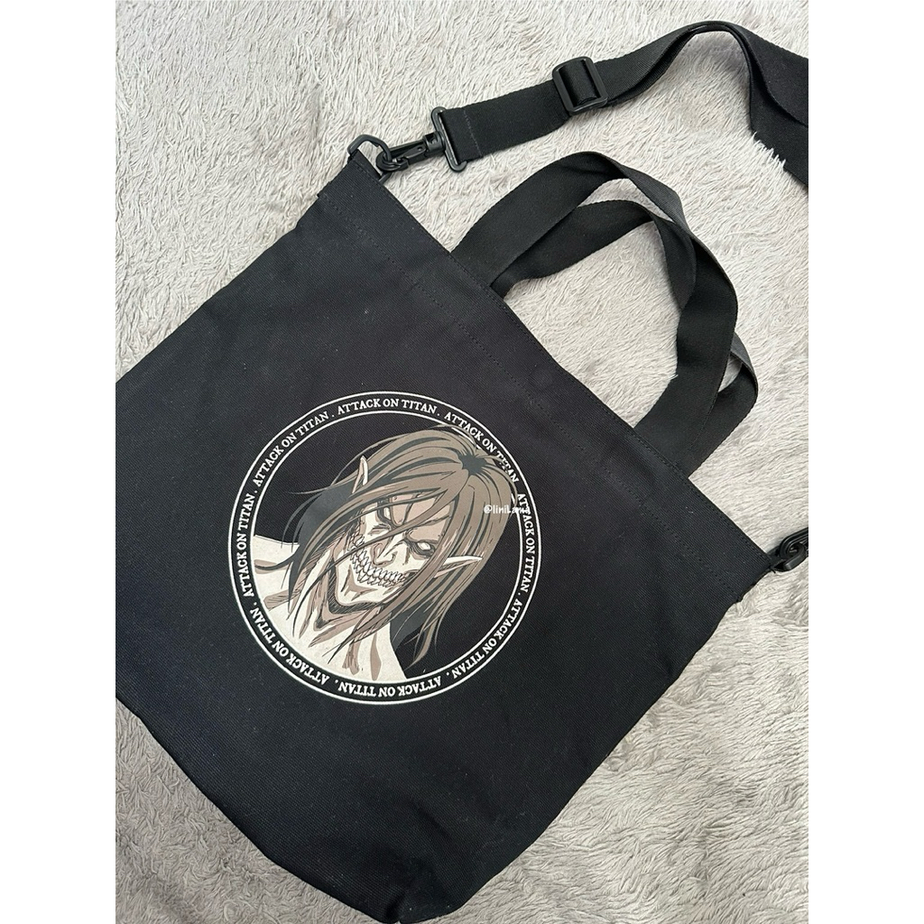 ATTACK ON TITAN EREN-TOTE BAG-PRELOVED by LARUSSO
