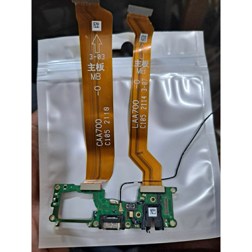 konektor cas papan cas dan fleksibel penghubung REALME 8 REALME 8 PRO ori copotan