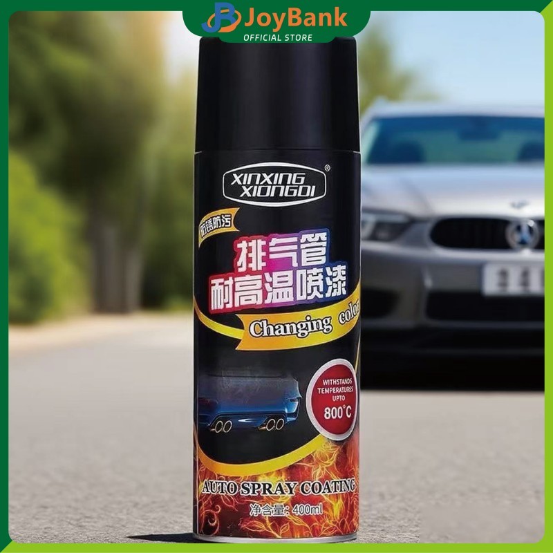 Cat Hi Temp Black Doff 400ml Cat Knalpot Anti Panas Dengan Fitur Tahan Suhu 800°C Untuk Melindungi D