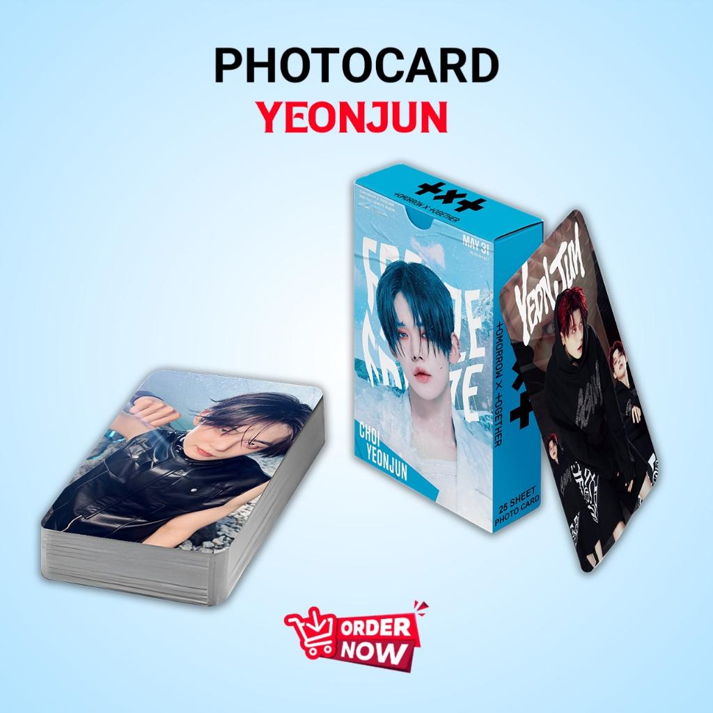 PHOTOCARD SET YEONJUN KPOP TXT PREMIUM 25 SHEET