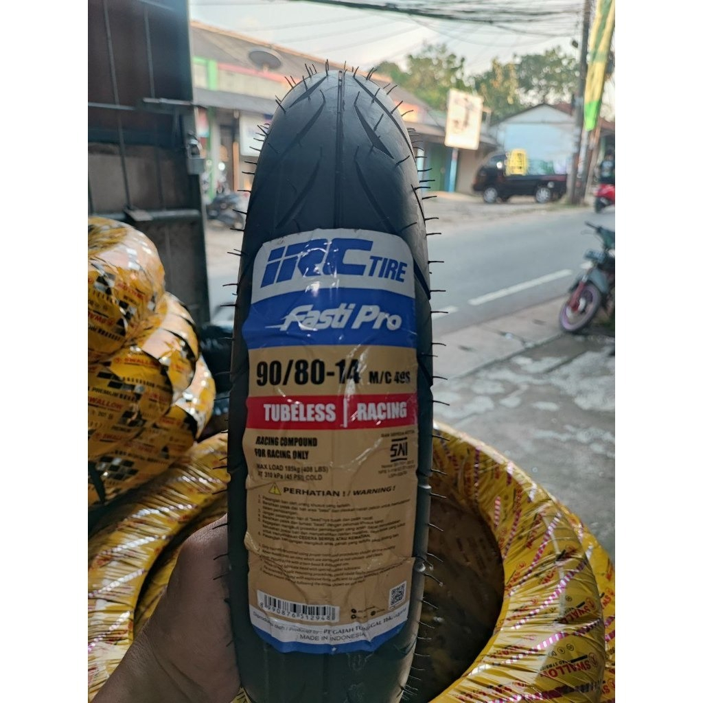 [READY COD] BAN IRC 80/80-14, 90/80-14, 100/80-14 FASTI PRO, FASTI 2 RACING Soft Compound TUBELESS B