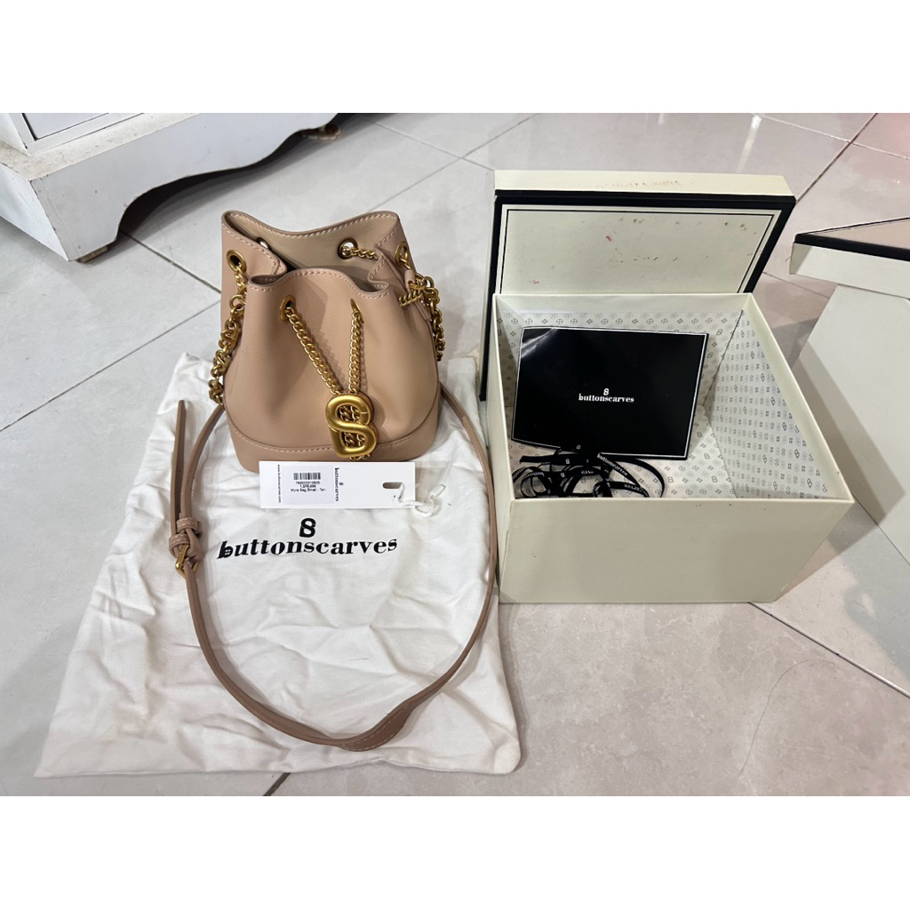 PRELOVED - BUTTONSCARVES MYRA BAG SMALL - TAN