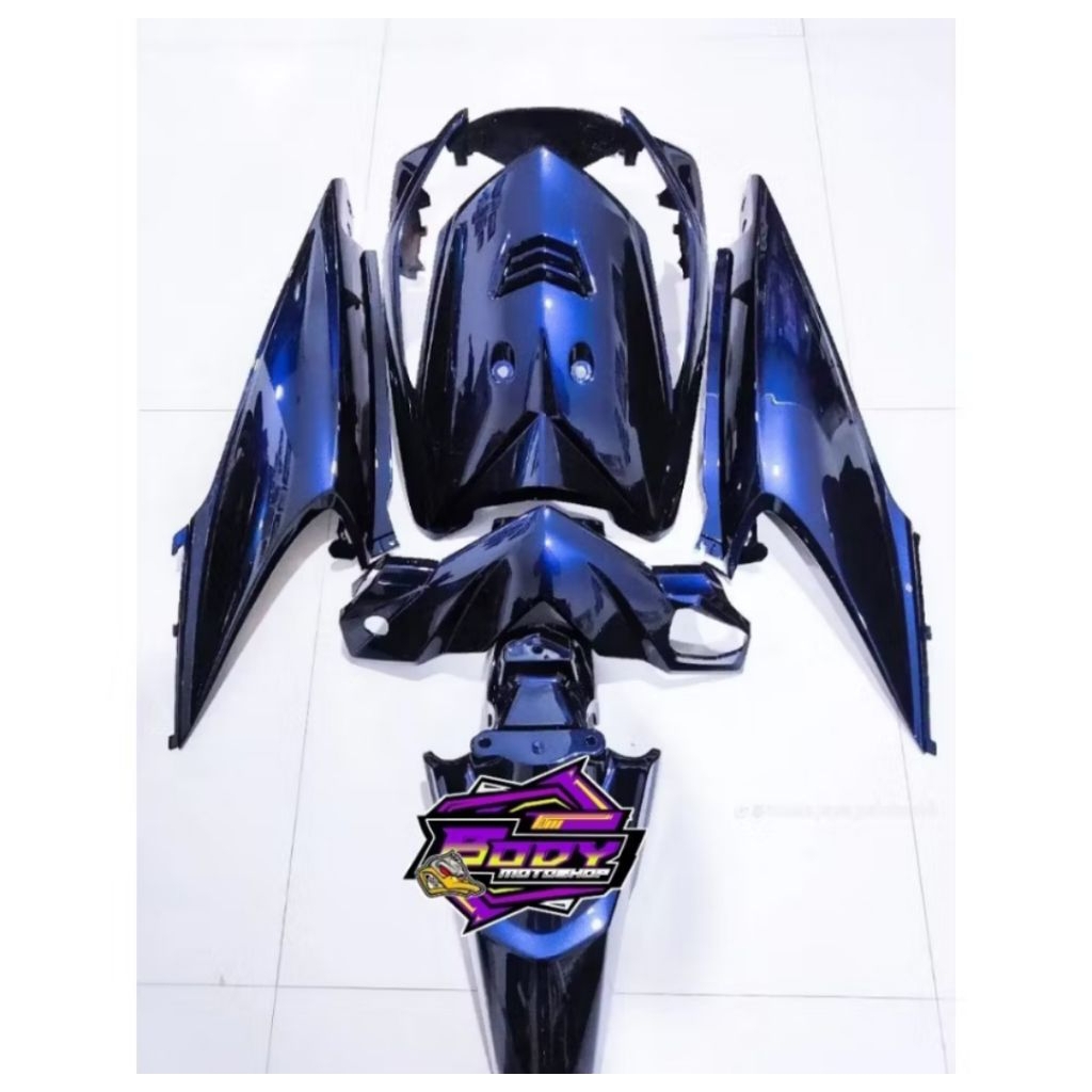 body beat karbu warna hitam lembayung biru