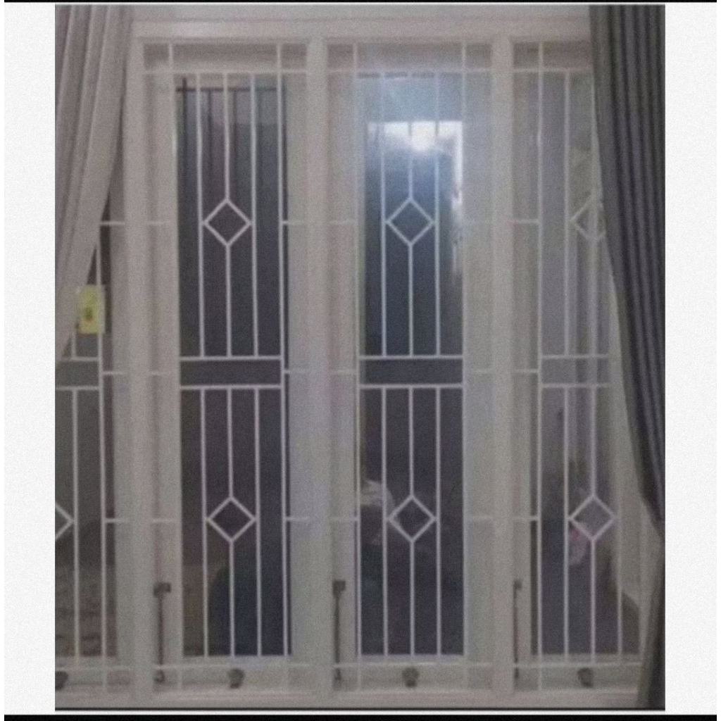 teralis jendela minimalis pengaman rumah ukuran 33×148