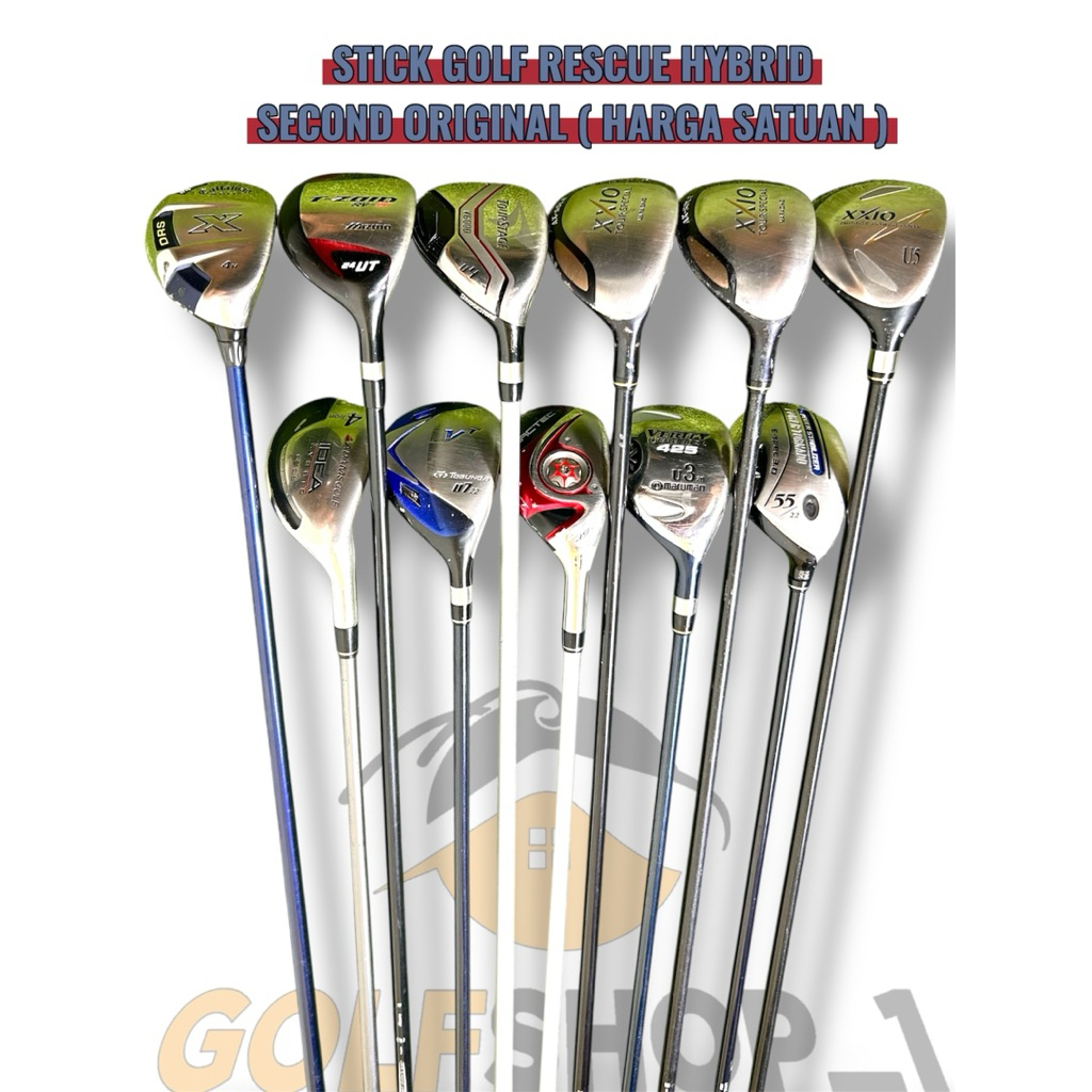 Stick Golf Hybrid / Rescue Original – XXIO, Tourstage, Maruman, Callaway Kondisi Second Original