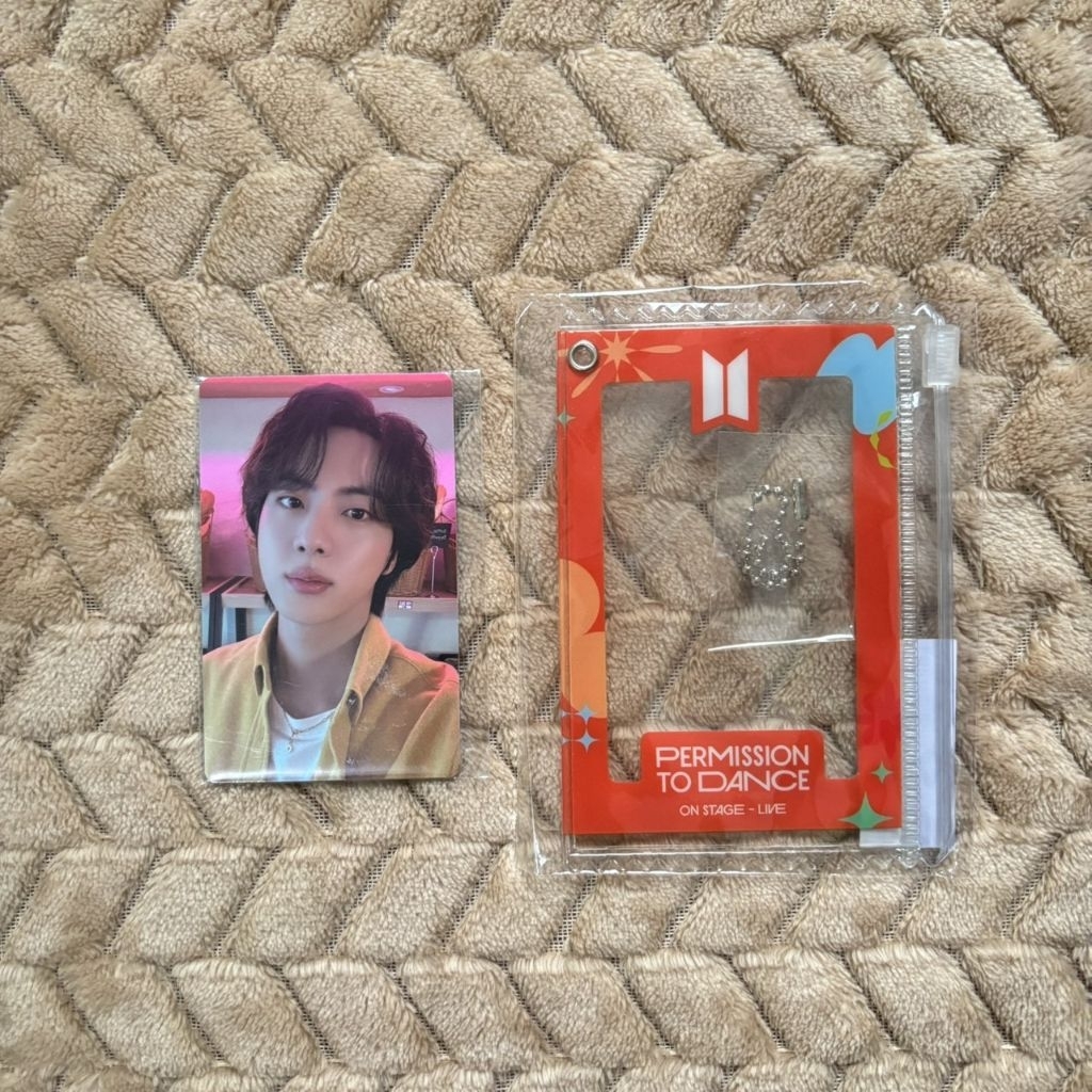 [READY] POB PTD LIVE SEOKJIN SEALED WITH PVC POUCH HOLDER BTS