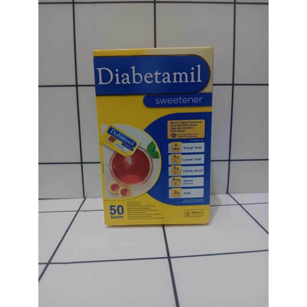 

Diabetamil Sweetener isi 50 sachet