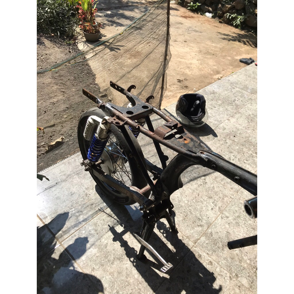 rangka gl 100 ori set arem kaze ori pnp