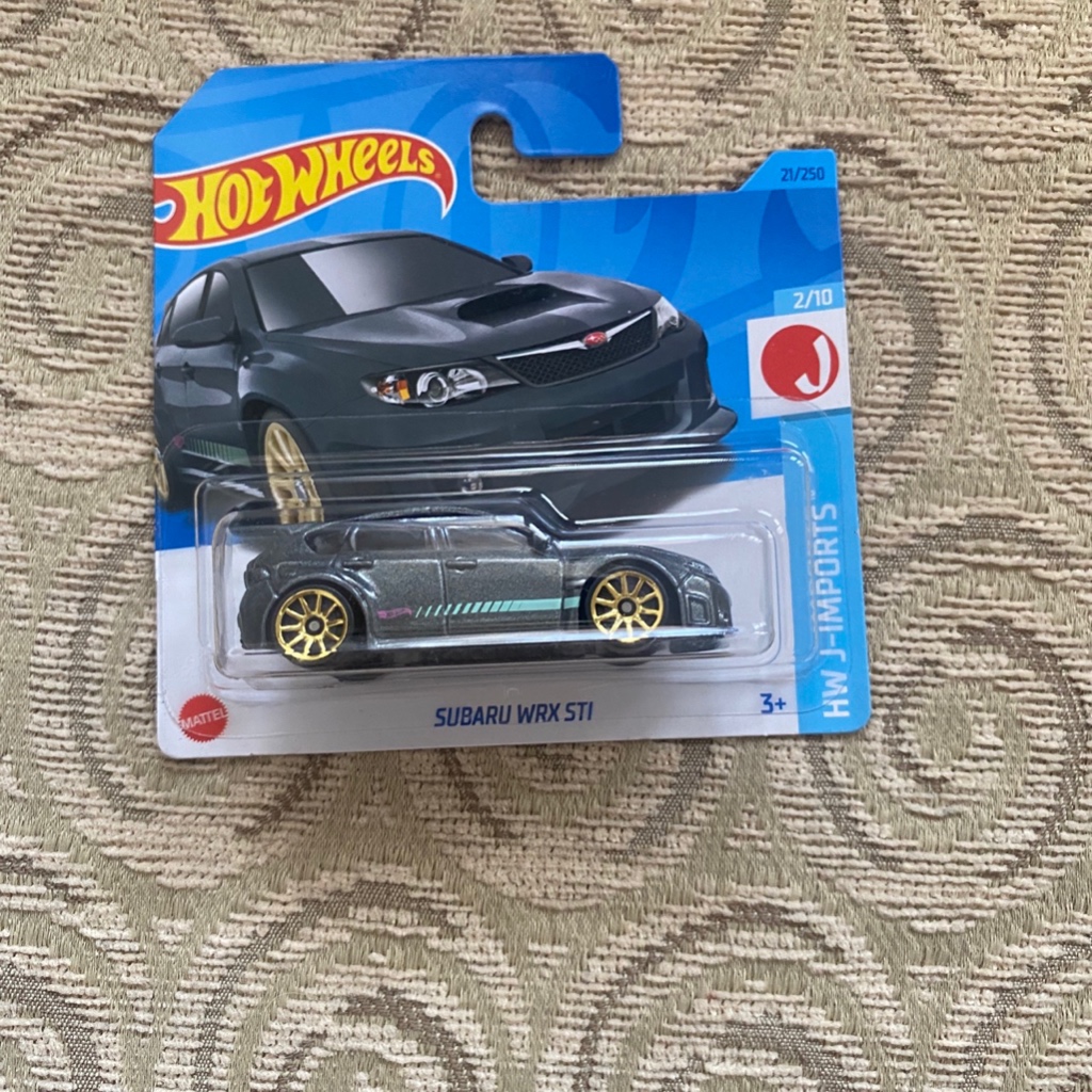 Hot Wheels Subaru WRX STI Grey Silver Abu