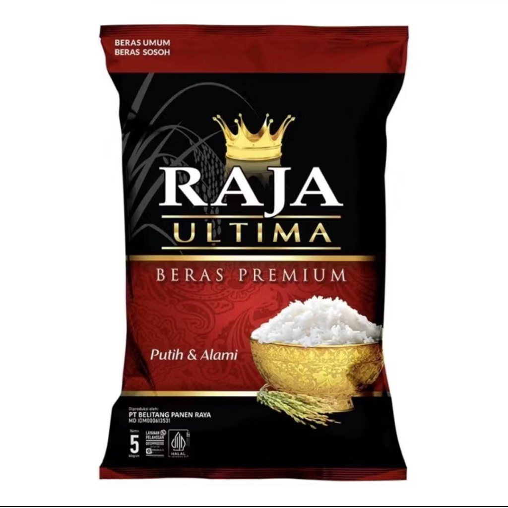 

Beras Raja ultima 5 kg dan 10 kg