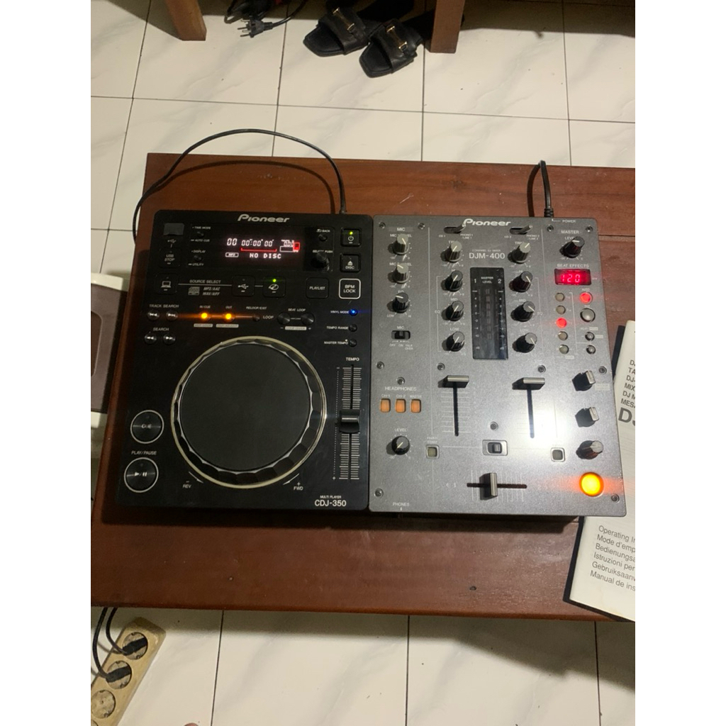 pioneer djm 400 & cdj 350