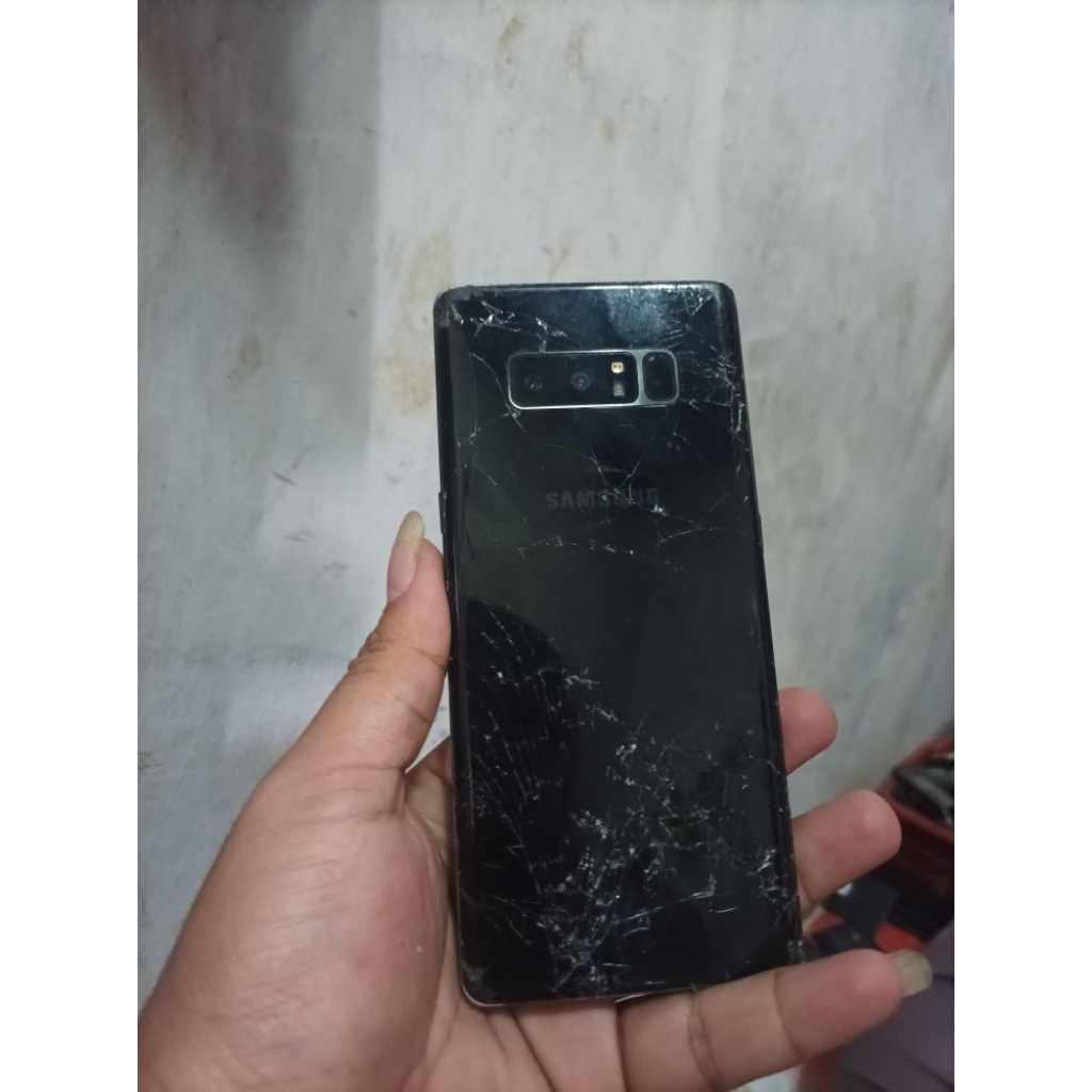 Samsung note 8 poin mesin hidup minus lcd ada pola/pin resiko ente sinyal aman hp Rell unit