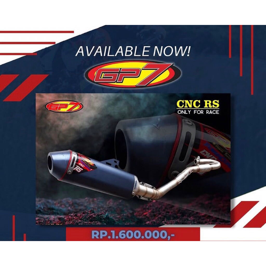knalpot gp7 cnc rs for klx & crf