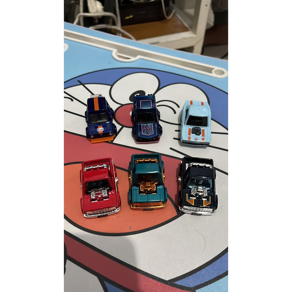 Paket Bundling 6 item Hotwheels Tooned Loose + 1 Tooned Toyota Supra FnF