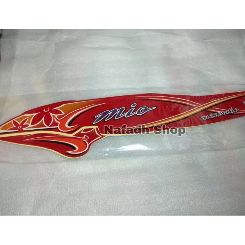 Stiker striping lis body motor mio sporty 2005 motif bunga