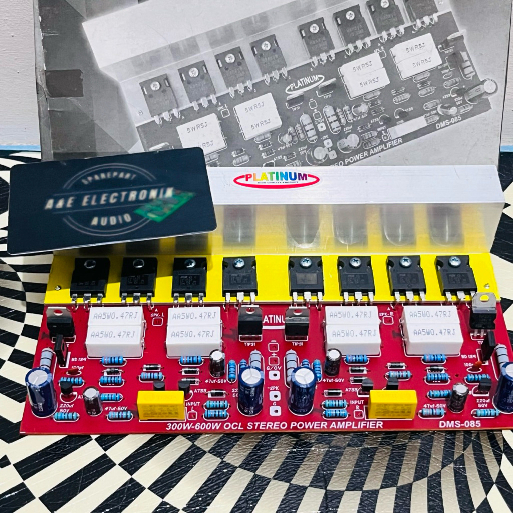 DMS-085 Kit Power Amplifier OCL 300W Stereo DMS-085