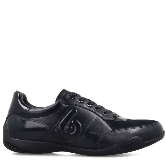 Bocorocco U. Vito 19 Nero  - Sepatu Sneakers Hitam Pria.- Nyaman dan Halal