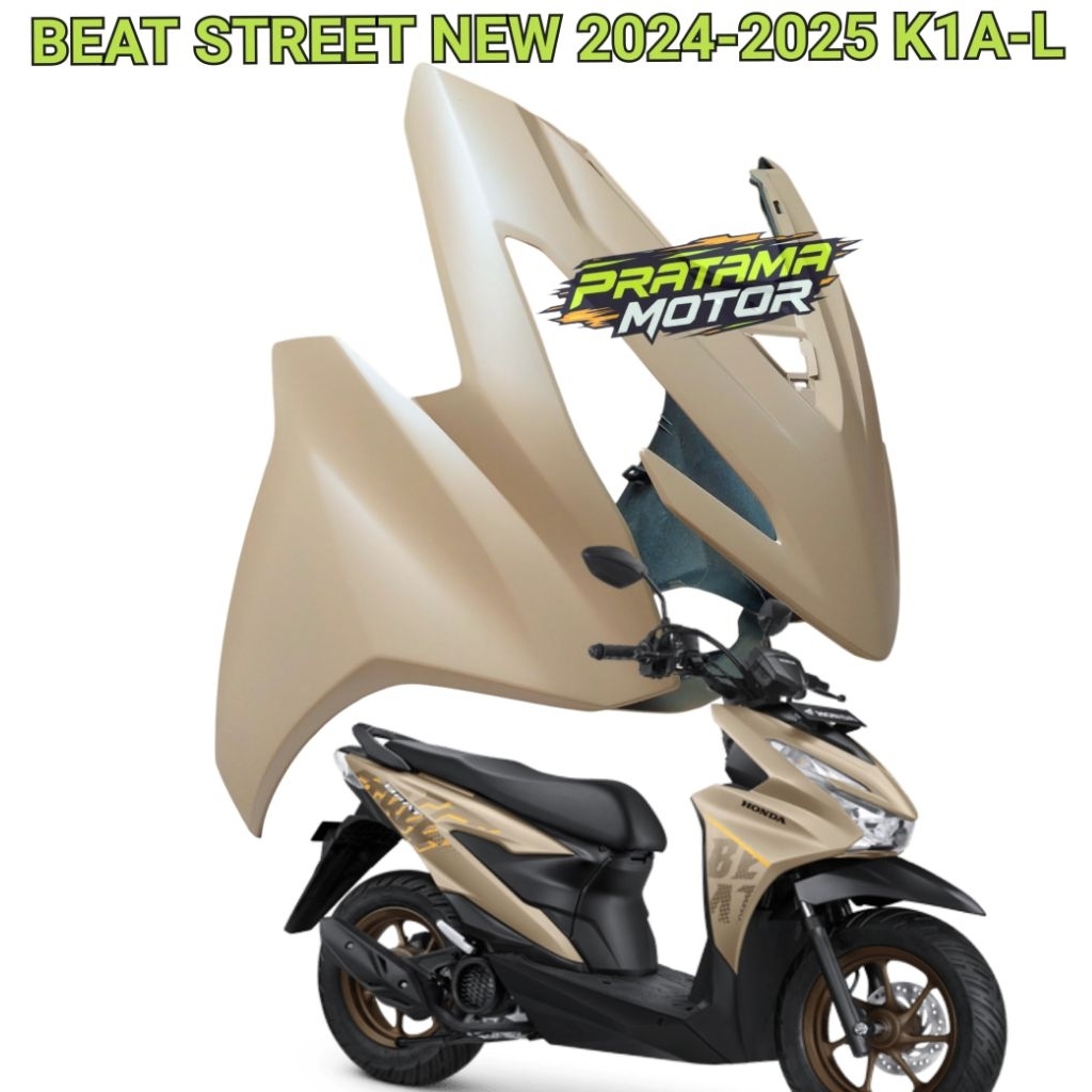 Cover Front Tameng Body Depan Beat Street New 2024-2025 K1AL Ring 12 Donat