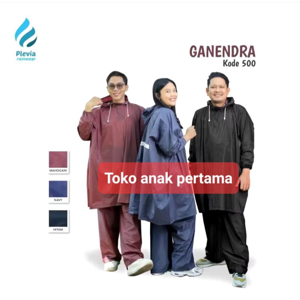 Jas Hujan Plevia Ganendra Ponco Lengan Celana Jas Hujan Ponco Lengan Celana Jas Hujan Dewasa