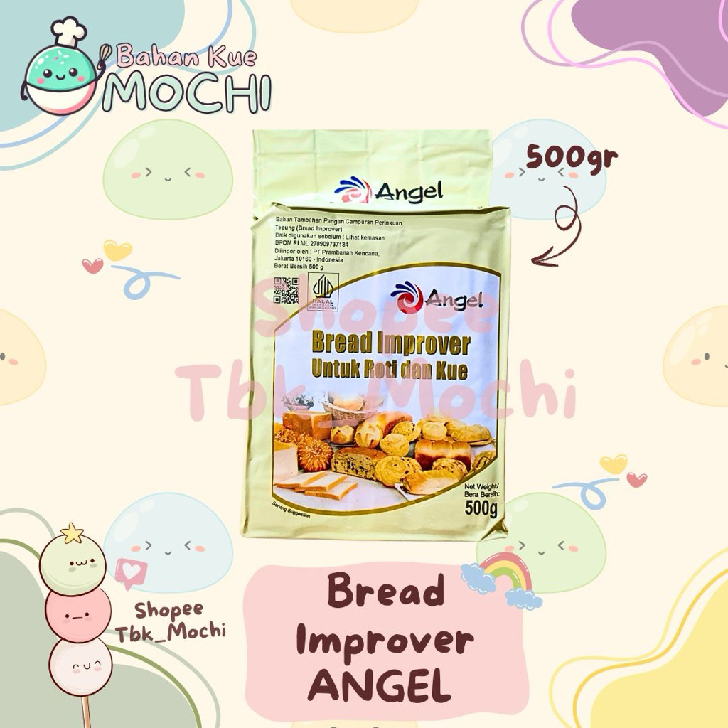 ANGEL Bread Improver 500gr / Pengembang dan Pelembut Roti / Pelembut Roti / Pelembut Donat