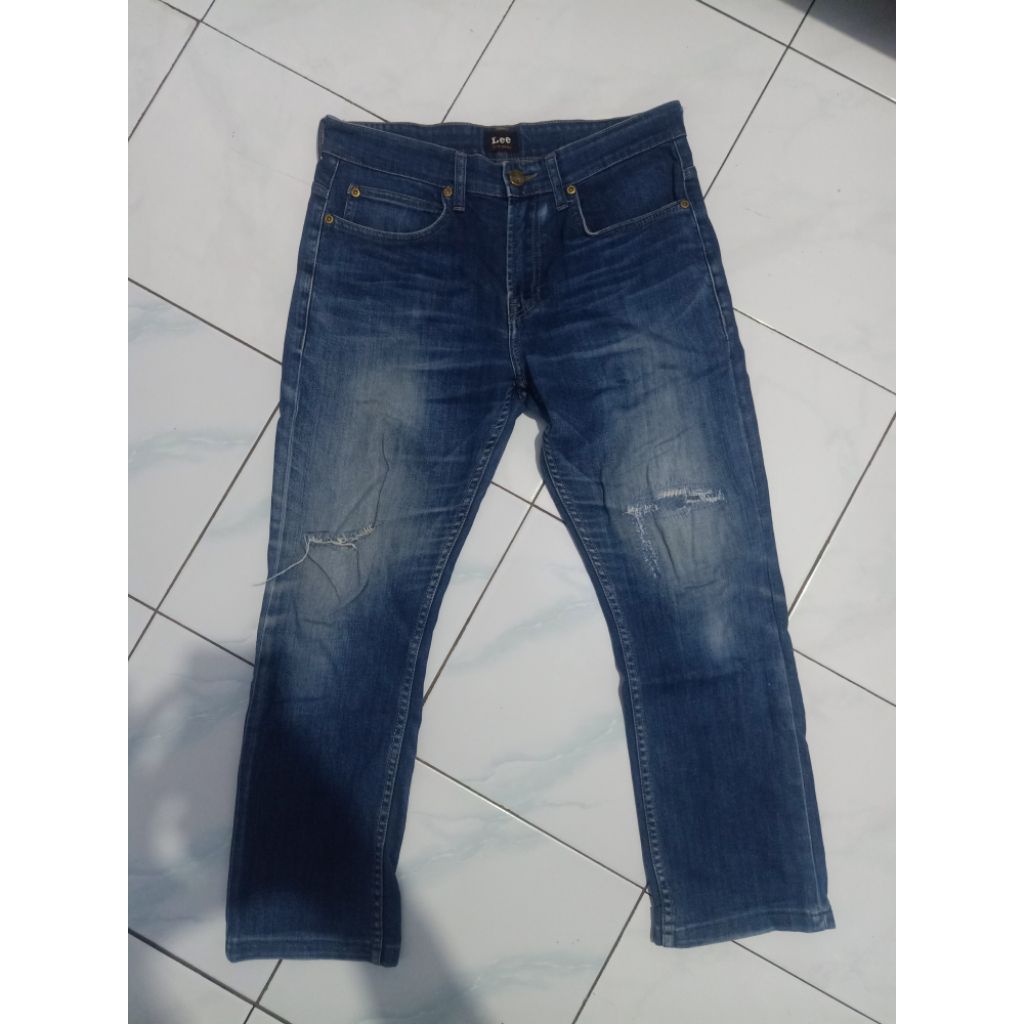 Celana Denim Ripped Selvedge LEE SZ 31