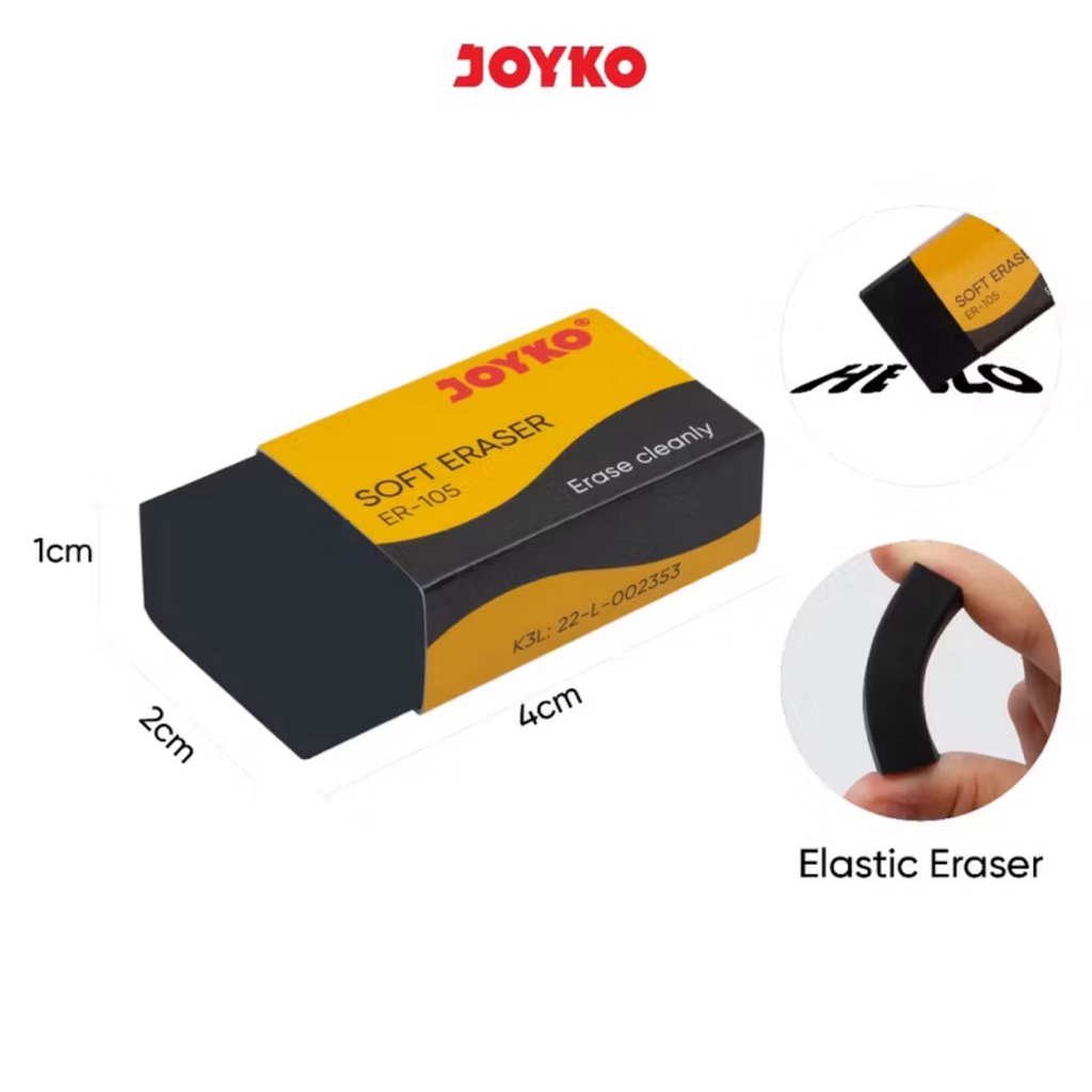 

30 pcs penghapus eraser hapusan joyko ER-104 ukuran besar