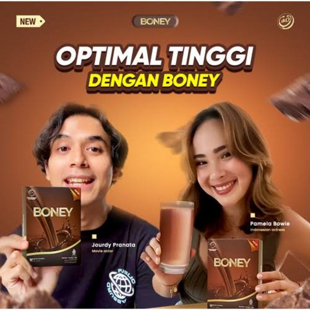 

Susu Boney Untuk Meninggikan Badan 100% Original Herbal Memberikan Kalsium Pada Tulang 1 Box Isi 10 Sachet