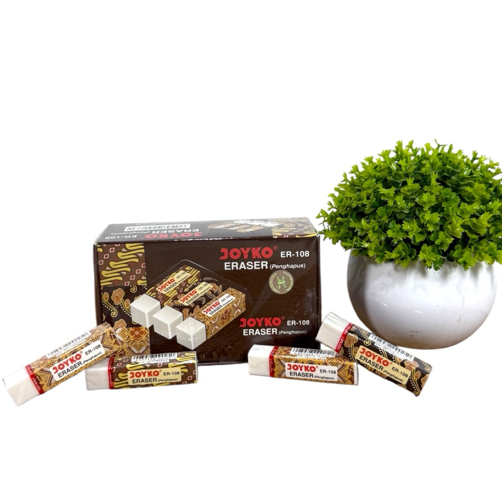 

1 PCS penghapus eraser hapusan joyko ER-108 putih