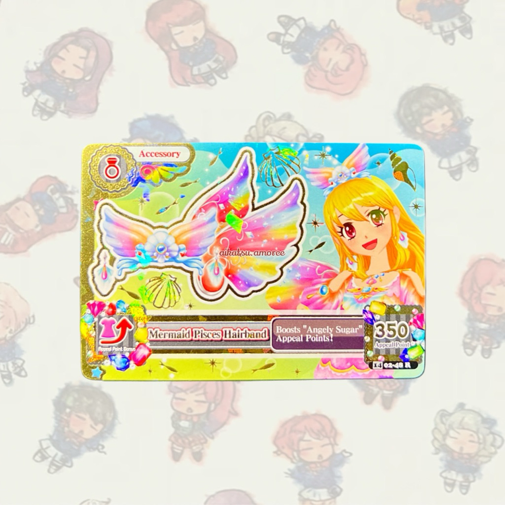 Aikatsu Premium Angely Sugar Mermaid Pisces Hairband Ichigo Hoshimiya BUKAN Best Ver