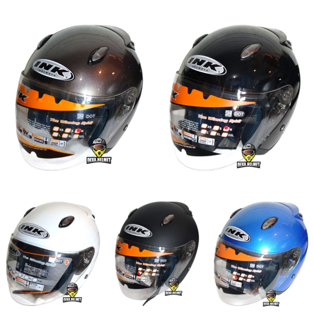 HELM INK CENTRO ORIGINAL SNI HALF FACE